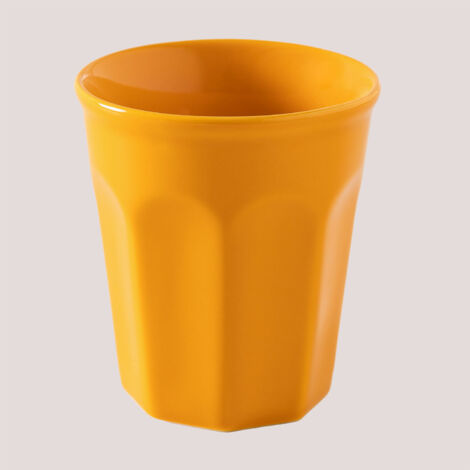 SKLUM 4er-Pack Becher 30 cl aus Porzellan Giulin Orange Aprikose