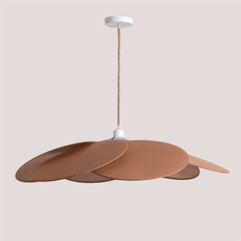 SKLUM Deckenleuchte Okai Style Terracotta-Mousse Ø87 cm