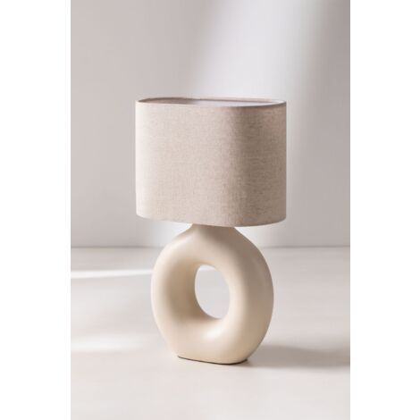 SKLUM Tischlampe aus Keramik Katy Gardenia Weiß                                  
