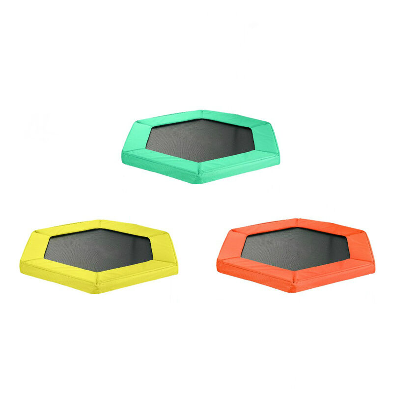 Cubierta de Protección para Bordes de Mini Cama Elástica Trampolín Hexagonal 127 cm / 50 Pulgadas | Amarillo