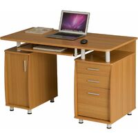 Computertisch Schreibtisch Arbeitsplatz Unterschrank Schubladen PIRANHA PC 2w 