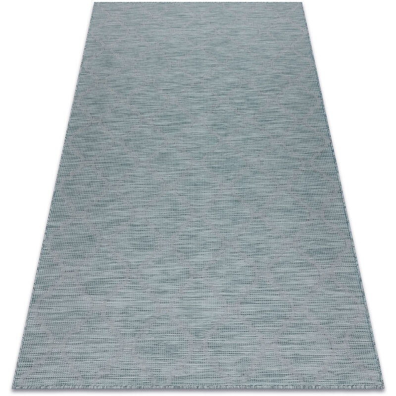 Alfombra de pasillo plano SISAL PATIO diseño Espaldera marroquí 3069 gris /  beige - Sisal