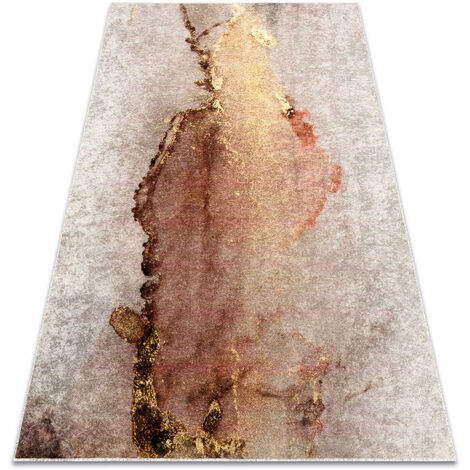 Alfombra lavable MIRO 52101.801 Abstração antideslizante - beige / oro beige 120x170 cm (1/5)