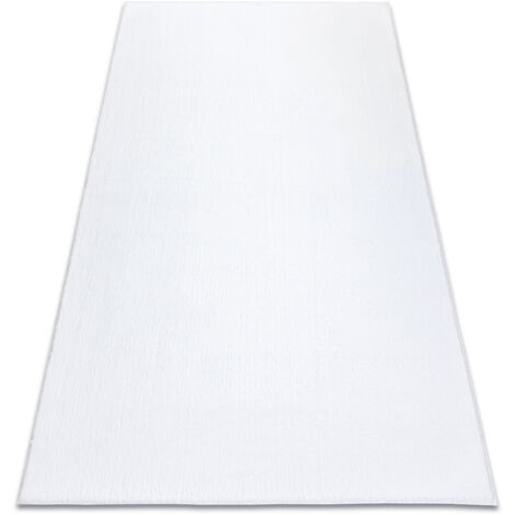 Alfombra de lavado moderna LINDO blanco, antideslizante, peluda white 180x270 cm (1/5)