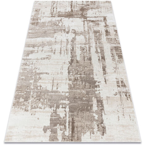 BLISS Z165AZ128 alfombra crema / beige - Abstracción, moderna, estructural beige 140x190 cm (1/5)