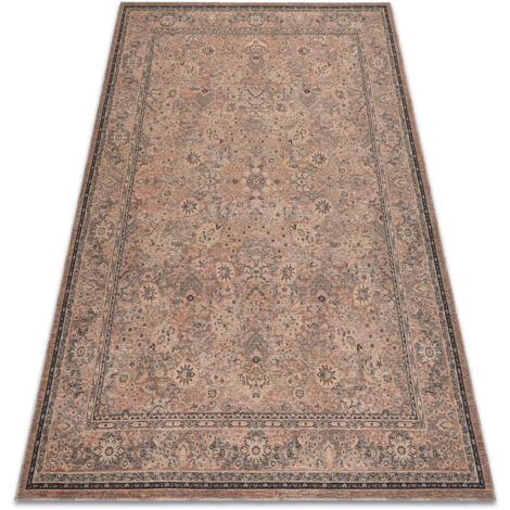 Alfombra de lana ANTIGUA 518 74 JF300 OSTA - Flores, estructura, tejido plano beige beige 200x300 cm (1/5)
