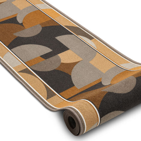 Alfombra De Pasillo Agadir Akzent - 67x290 Cm, Antideslizante, Color Beige, Poliamida