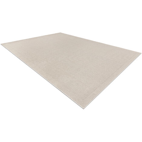 Tappeto in lana VILLA 8986/68200 Un colore SIZAL, tessitura piatta beige  160x230 cm