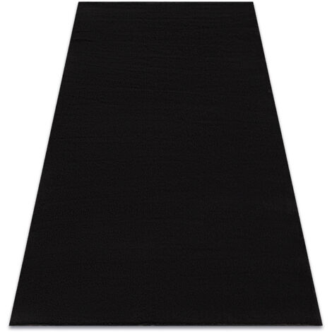 Tappeto Moderno Nero Antiscivolo - Runner Corridoio 5,8x17,8 Cm LuuL Home