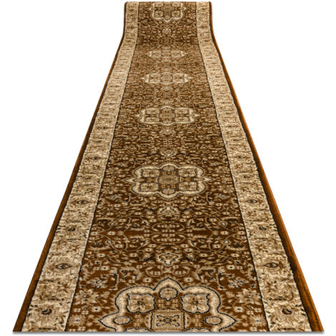 Passatoia HEAT-SET ROYAL AGY 0521 marrone 80 cm brown 80x230 cm (1/5)