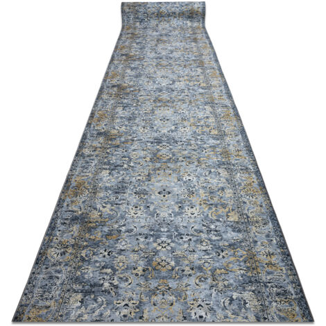 PASSATOIA gommata LOTUS NOMAD 29671 Ornamento grigio lavabile 80cm grey 80x320 cm (1/5)