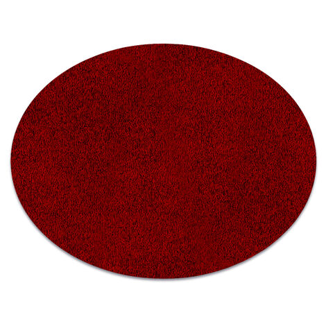 TAPPETO cerchio ETON rosso red rotondo 200 cm