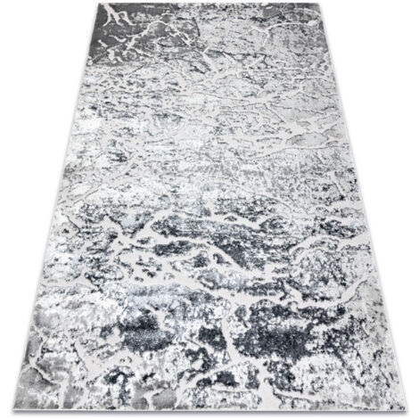 Tappeto MEFE moderno 6182 Calcestruzzo - Structural due livelli di pile grigio grey 80x150 cm (1/5)