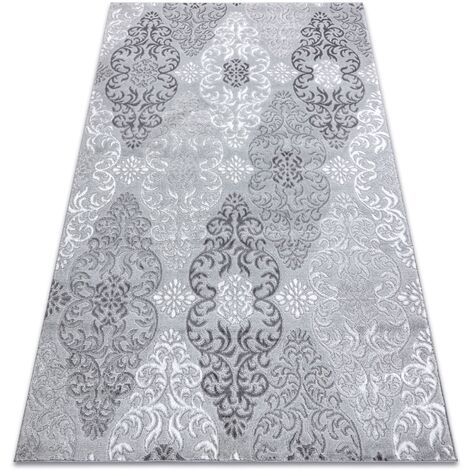 Tappeto MEFE moderno 8734 Ornamento - Structural due livelli di pile grigio  gray 200x290 cm