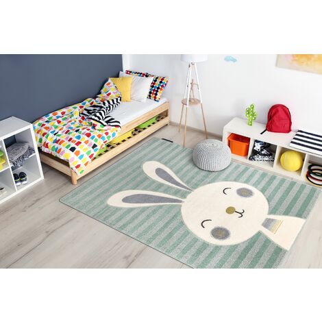 Tappeto PETIT RABBIT coniglio verde green 240x330 cm