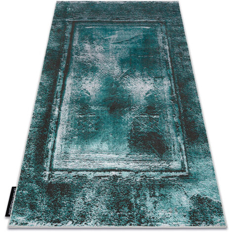 Tappeto SOFFI shaggy 5cm verde bottiglia 140x190 cm