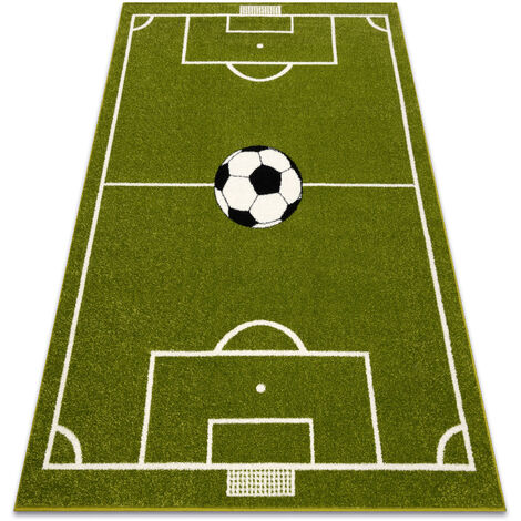 Tappeto Soggiorno Sport Calcio Bambini Tappeto Verde Campo da Calcio Doodle Buco nel Muro Calcio Ragazzo Teenager Camera da Letto Tappeto Cucina