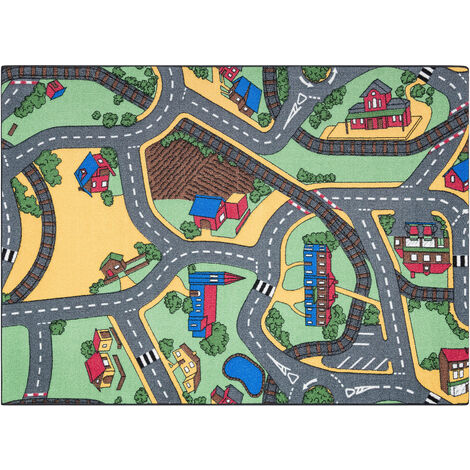 Spetebo Skyline Decorativo In Legno Grigio - 60 Cm, Pieghevole, Città Natalizia Con Case, Decorazione Da Tavolo - 5