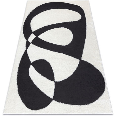 Tapijt modern MODE 8531 abstractie creme / zwart