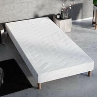 Un Sommier 90 x 190 cm avec Pieds