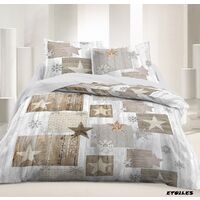 Parure de drap 2 places king Microfibres - Etoile