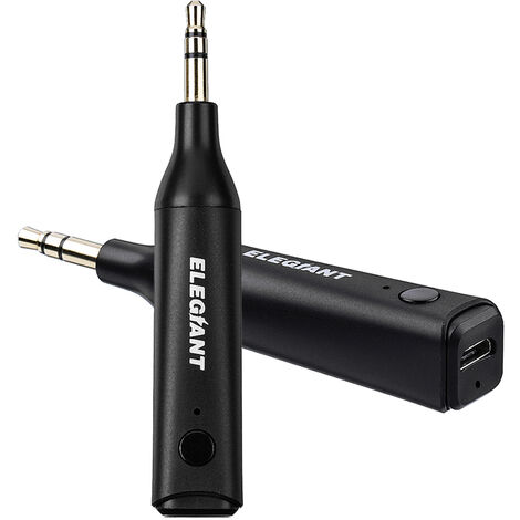 Adaptateur Bluetooth 5.1 Voiture - Prise AUX 3.5mm + USB - Main Libre Et Audio Qualité