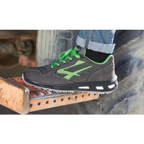 Chaussures de sécurité basses POINT ESD S1P SRC - Gris/Vert 41
