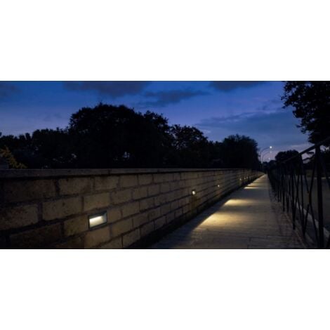 Segnapasso Sovil incasso LED effetto riflesso 13W 4000K grigio 99152/16