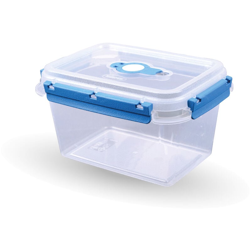 Frischhaltedosen für Lebensmittel ( 1,5 L ) - Blau - Vorratsdose luftdicht,  Aufbewahrungsbox Meal Prep Box, Lunchbox, BPA Frei