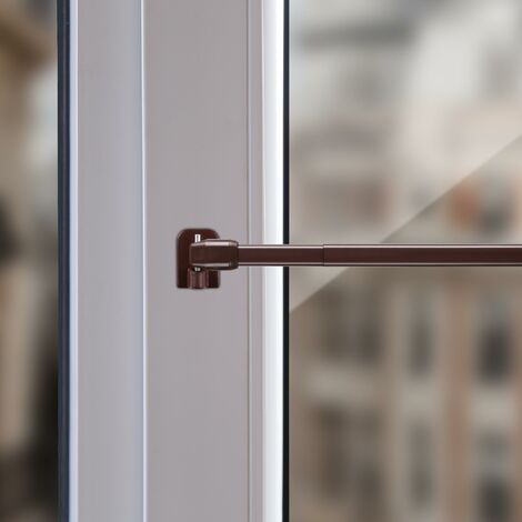 Klemmstange ausdrehbar Gardinenstange ohne Bohren für Tür Fenster Gardinen