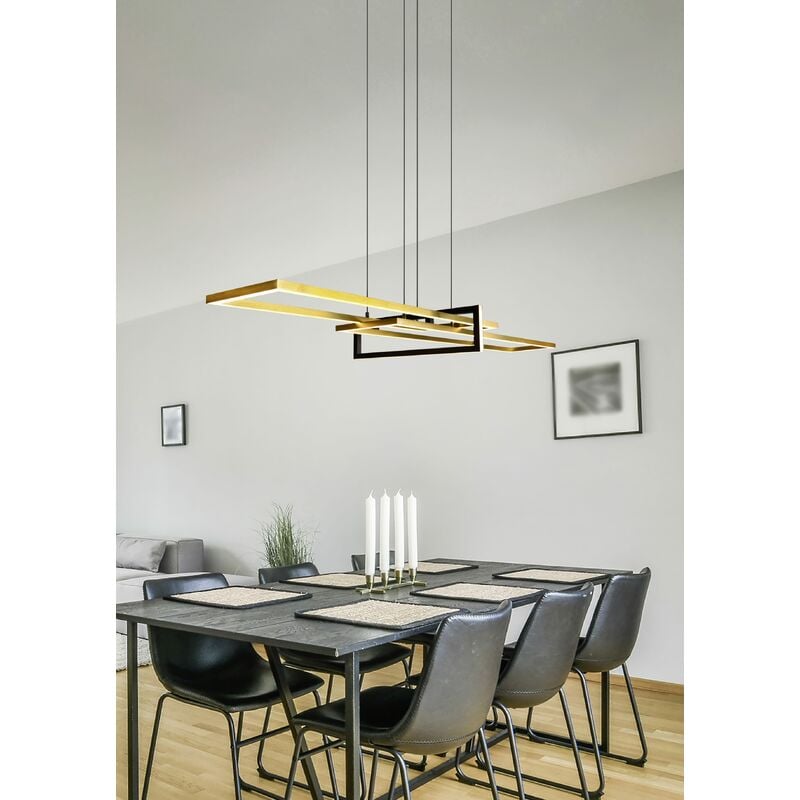 LED2 - Lampadario LED a sospensione con filo SATURN LED/80W/230V 4000K  diametro 80 cm bianco