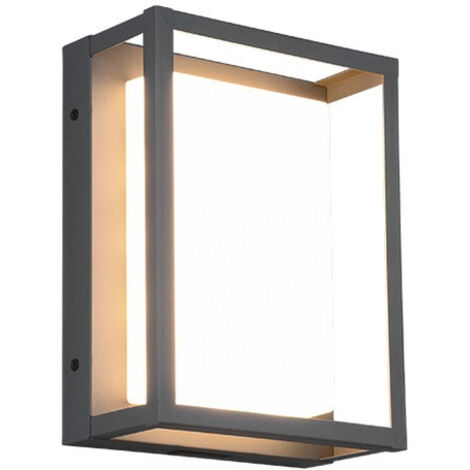 Applique da esterno LED, metallo, antracite, H24 cm, Witham (1/5)