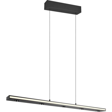 Lampada a sospensione LED, metallo, nero opaco, L110 cm, Graham (1/5)