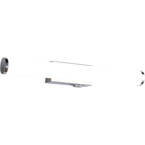 Applique LED, metallo, cromo, 40,5x5,5x8,5 cm, Mattimo (1/4)