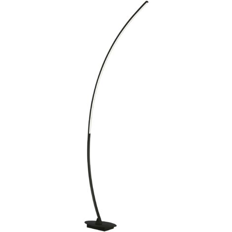 Lampada da terra ad arco LED SOLO nera RL R42791132