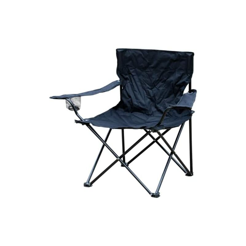 Folding Camping Chairs Portable Camping Seat Fishing Stool Beach Outdoor  BLUE