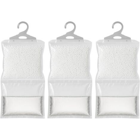 Wardrobe Dehumidifier Bag Hanging Moisture Absorber Unscented Disposable Damp Condensation Absorber 3–6 Weeks (1/5)