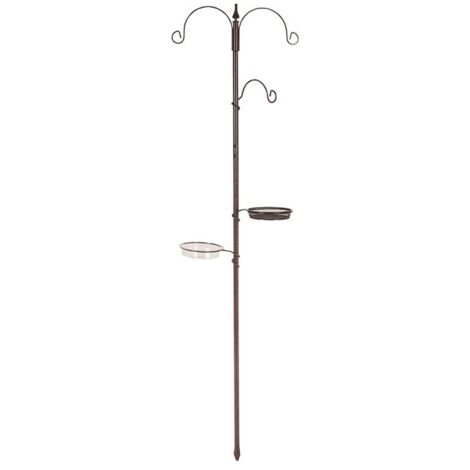 WILD BIRD FEEDING STATION / TABLE / BATH HOUSE GARDEN SEED NUT FEEDER FAT BALLS 7518001