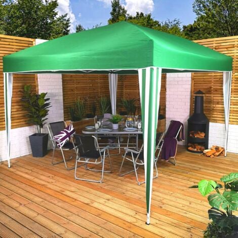 3m Pop Up Gazebo Tent, Large Garden Party Tent