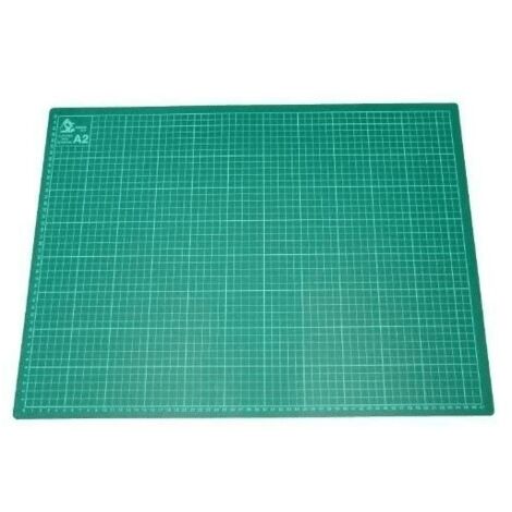 A1 Self Healing Cutting Mat, Universal Green Anti-Slip Cutting Mat with Pre-Printed Grid Lines - Rectangular Self Healing Blade-Resistant Core High-Density Angle Metric for Accurate Cutting Crafting (1/3)