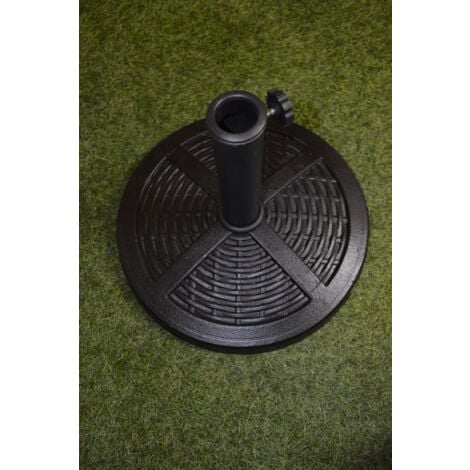 10kg Round Rattan Effect Parasol Base