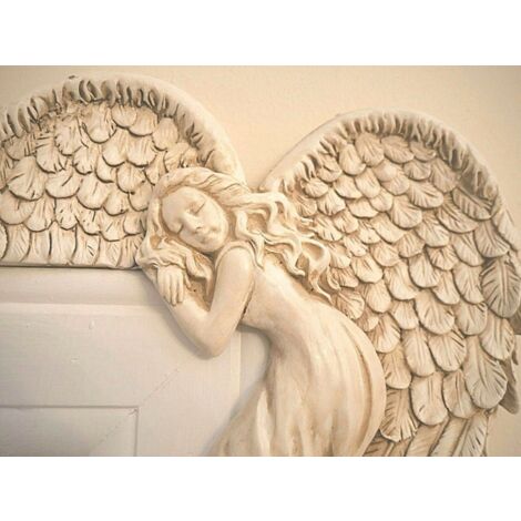 Vintage Shabby Chic Guardian Angel Door/Window Frame Decoration