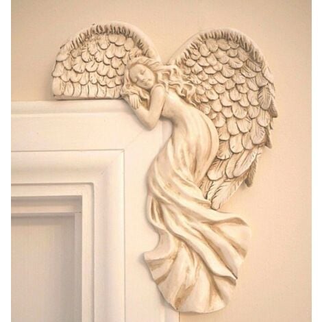 Vintage Shabby Chic Guardian Angel Door/Window Frame Decoration