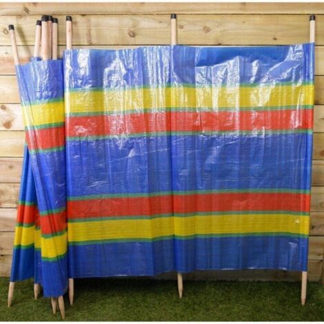 8 Pole Tall Windbreaker -150 x 462 x 120 cm