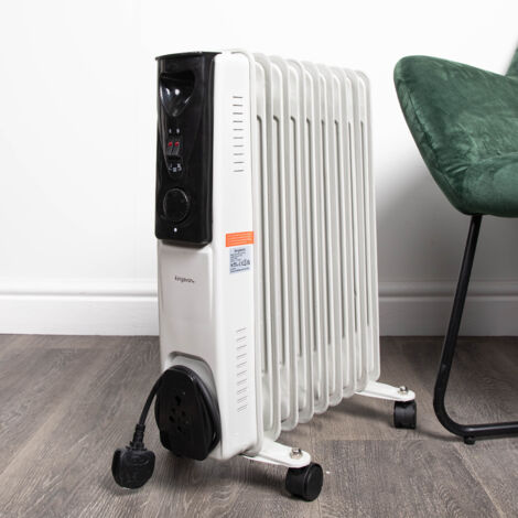 Home Heater 9-Fin 2KW Oil Filled Radiator, 3 Heat Settings Portable (1/5)