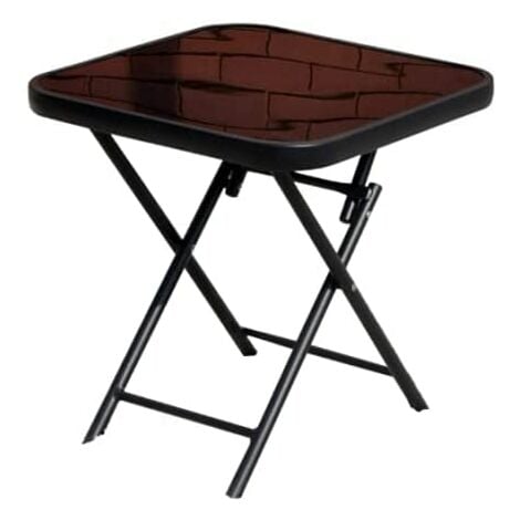 Bistro Side Occasional Table Small Folding Garden Patio Drinks Furniture Occasional Portable Table