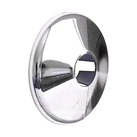 Chrome Radiator Pipe Collars 15mm Pipe Hole (2 Pack)