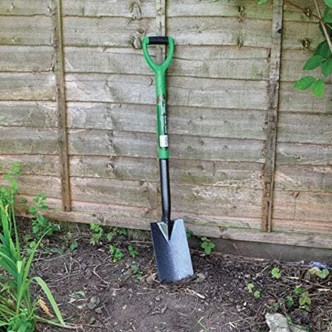 Garden Border Spade, Digging Carbon Steel Border Spade for Garden and Lawn Lightweight