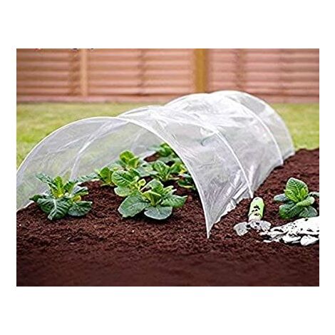 2x Polytunnel Cloche Mini Garden Greenhous, Seedling Propagator, Plant Cover Frost Protection 1.5m x 45cm x 45cm (1/5)