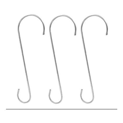 6pc Bird Feeder Hanging Hooks 'S' Hooks Strong Rust Resistant Bird Feeder Hooks Plant Hanger Tree Branch Hook Garden Outdoor Hanging Heavy Duty Hardwearing (1/5)